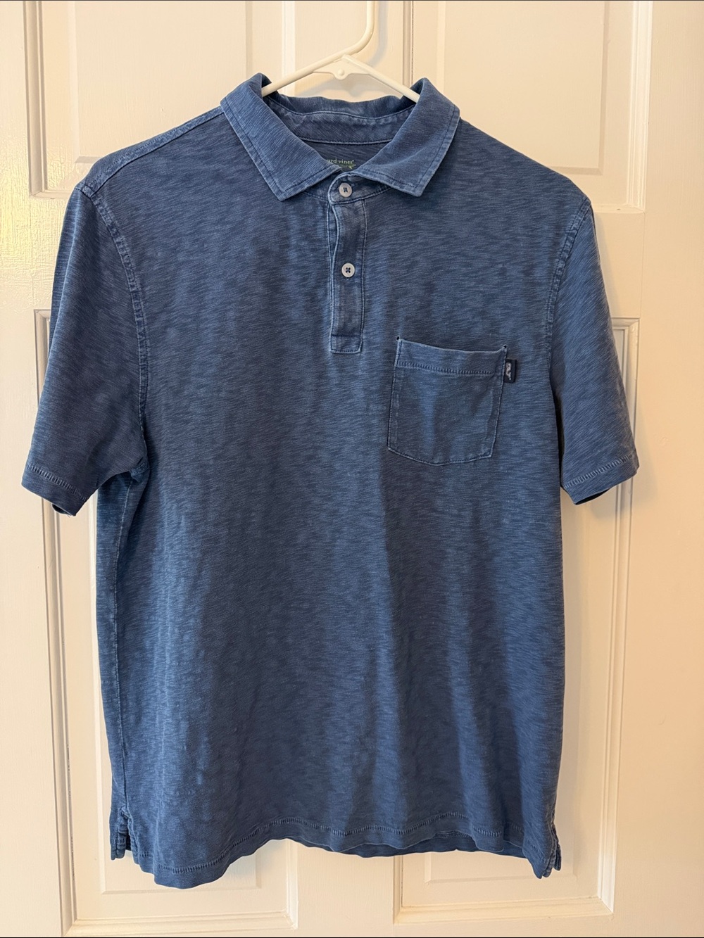 Vineyard Vines Indigo Short-Sleeve Pocket Polo